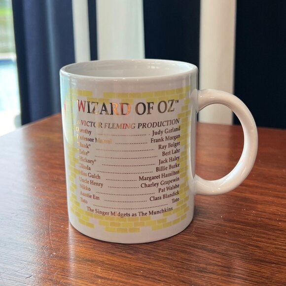 Wizard Of Oz Classic Movie Mug Vintage 1995 Turner Ent. Cast Series Cup - Picture 3 of 5